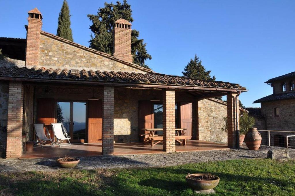 Badia A Passigano Poggio Al Soleヴィラ エクステリア 写真