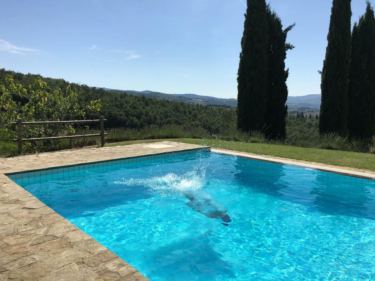 Badia A Passigano Poggio Al Soleヴィラ エクステリア 写真